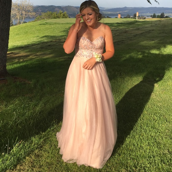 Dresses | Blush Pink Prom Dress | Poshmark